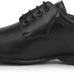 LIBERTY-Fortune ROBERT-2 Formal Shoes With PU Upper | Stylish & Comfortable Lacing Derby For Men (Black , 7)