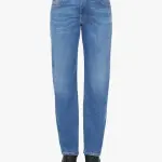 EMPORIO ARMANI-Full Length Jeans with Logo Detailing