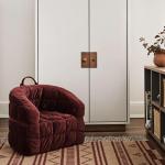 Crate&Barrel-Memoire Ivory High-Gloss Lacquer Kids Storage Armoire Cabinet by Jeremiah Brent