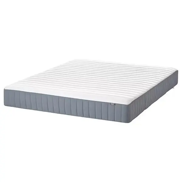IKEA-Pocket sprung mattress, firm/light blue