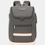 Lavie-Sport Emperor 24L Anti-theft Laptop Backpack For Men & Women - Pink/Grey Colour
