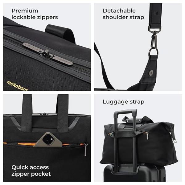 Mokobara-The Fuji Duffle | 28L Nylon Gym & Travel Bag with Detachable Sling