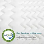 Overstock-14" Hybrid Mattress – Bamboo Charcoal Gel Memory Foam & 7-Zone Pocket Coil Support, Medium Firm, 100-Night Trial