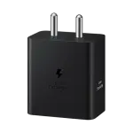 Samsung - 45W Power Adapter with Type C to C Cable, Compatible with Smartphone, Black