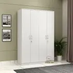 WoodenStreet-Kayden 4 Door Multi Utility Wardrobe With Lock
