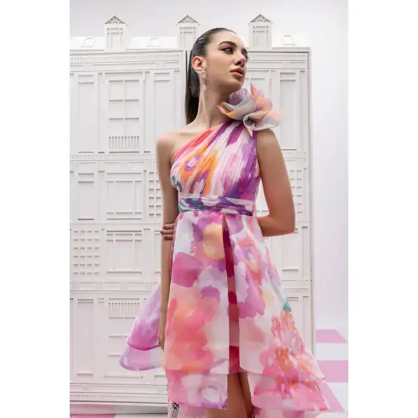 ZABELLA-Valentina Asymmetric Dress