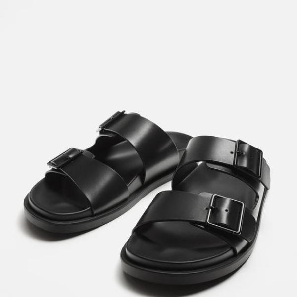 ZARA-DOUBLE-STRAP SANDALS