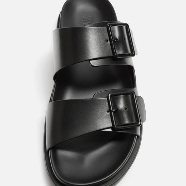 ZARA-DOUBLE-STRAP SANDALS