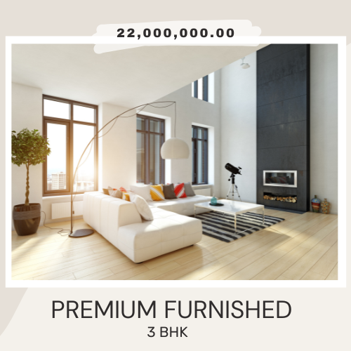 Premium Furnished 3 BHK Apartment in Andheri West Near Metro