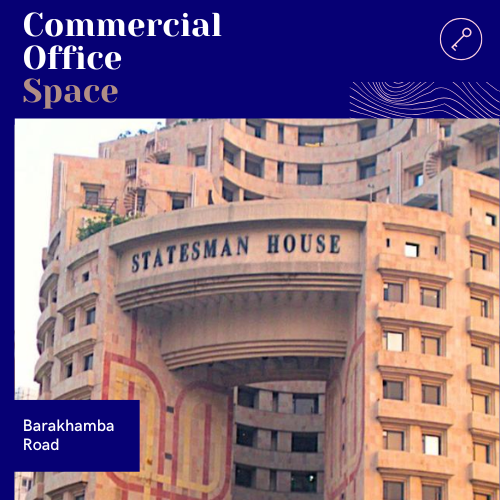 Premium 1000 Sq. Ft. Commercial Office Space at Statesman House, Barakhamba Road